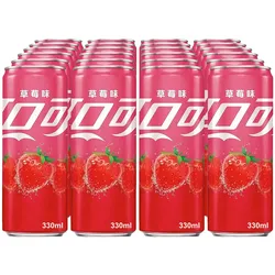 Coke Strawberry 0,33 Liter Dose, 24er Pack