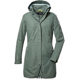 KILLTEC Damen Funktionsjacke/Outdoorjacke mit abzippbarer Kapuze KOS 44 WMN PRK, pale green, 38,