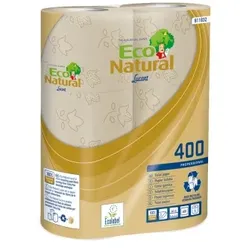 Ragaller GmbH & Co. Betriebs KG Toilettenpapier WC Papier Kleinrolle natur/havana 2-lagig 400 Blatt 30 Rollen in VE (5x6)