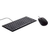 Raspberry Pi® Desktop Kit Tastatur, Maus-Set Deutsch, QWERTZ Schwarz