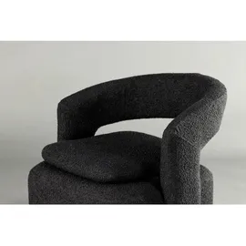 VCM Sessel Laurel Polyester 67 x 75 x 72 cm Schwarz drehbar