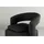 VCM Sessel Laurel Polyester 67 x 75 x 72 cm Schwarz drehbar