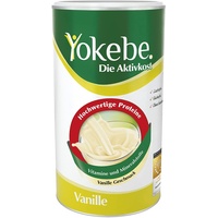 Yokebe - Die Aktivkost - Vanille - Diätshake zur Gewichtsabnahme - glutenfrei, laktosefrei und vegetarisch - Diät-Drink mit Proteinen - 500 g = 12 Portionen