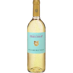 Hirschhof Weissburgunder Qualitätswein Rheinhessen 2024, Bio Weisswein, Biowein