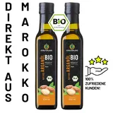 KRÄUTERLAND Bio Arganöl 500ml, nativ, vegan, kaltgepresst, original aus Marokko