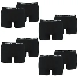 Head Boxershorts Basic schwarz L 8er Pack