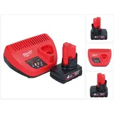 Milwaukee M12 NRG-401 Akku Starter Set 1x 12 V 4,0 Ah