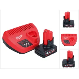 Milwaukee M12 NRG-401 Akku Starter Set 1x 12 V 4,0 Ah