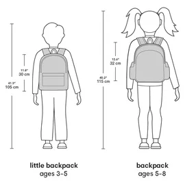 A Little Lovely Company Piraten-Rucksack, Blau, - Middelgroot
