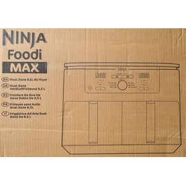 Ninja Foodi MAX Dual Zone Heißluftfritteuse AF400EUCP 9,5l kuper/schwarz
