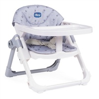 Chicco Sitzerhöhung Chairy, Grau, Kunststoff, 38x35x36 cm, Essbrett verstellbar, Beckengurt, abnehmbar, höhenverstellbar, zusammenklappbar, Schrittgurt, Babymöbel, Hochstühle & Zubehör, Hochstühle