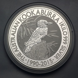 Silbermünze 1kg Kookaburra 2015 (Australien)