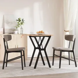 vidaXL Y-Gestell 50 x 75,5 x 50 cm braun