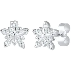 Elli Schneeflocke Winter Zirkonia 925er Sterling Silber Damen 