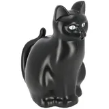 Esschert Design Gießkanne Katze L 3 Liter Schwarz
