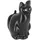 Esschert Design Gießkanne Katze L 3 Liter Schwarz
