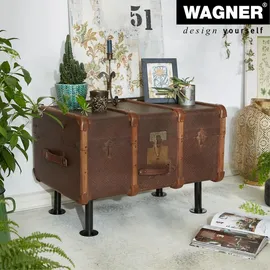 Wagner Möbelbein Industrial Pipe Ø 32,5 mm Länge 150 mm Schwarz