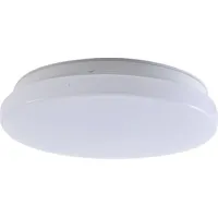 LINDBY LED-Außendeckenleuchte Kirkola, 3000 K, Ø 26 cm, weiß