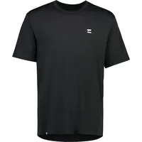 Mons Royale Herren Tarn Merino Shift T-Shirt (Größe XXL, schwarz)