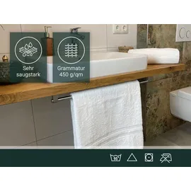 ZOLLNER Handtuchset 4-tlg. weiß