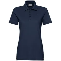 Head Freizeit-Polo (100% Baumwolle) dunkelblau Damen