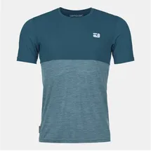 Ortovox Herren Unterhemd 150 COOL LOGO TS M, petrol blue 55901, S