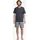 SCHIESSER Pyjama Night & Home Grau kariert / Blau 56