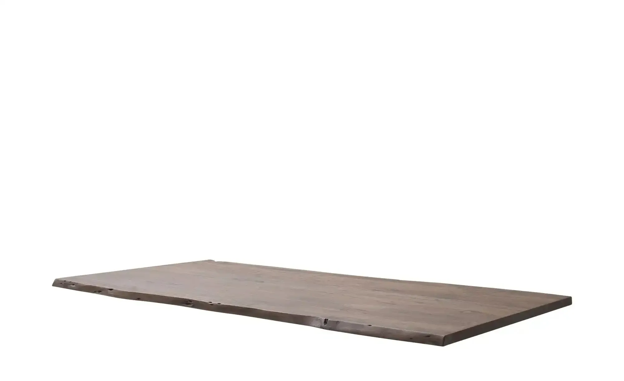 Dine + Mine Tischplatte mit Baumkante SigNature One ¦ holzfarben ¦ Maße (cm): B: 100 H: 3,5