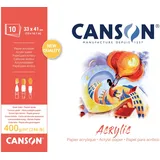 Canson Acrylpapier Block 33 x 41 cm 400 g/m2 10 Blätter