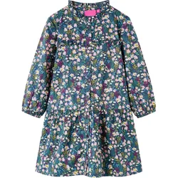 Kinderkleid mit Langen Ärmeln Dunkelblau 140