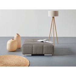 COTTA Hocker Orion, gemütlicher Hocker im modernen Design braun