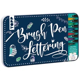 Frechverlag Brush Pen Lettering Designdose 13 St. mehrfarbig