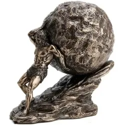 Signes Grimalt  Statuetten und Figuren Gott Sisyphus Rollt  in Gold, Einheitsgrösse