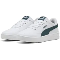 Puma Court Classic Clean JR Sneaker weiß-grünes Gelände, 39