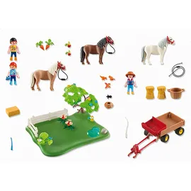Playmobil Country Jubiläums-KompaktSet Ponykoppel inkl. Ponywagen (5457)