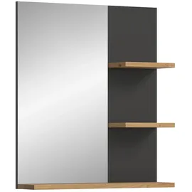 VCM Canu 63 x 73 cm Eiche/Grau