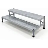 Matisère - Trittleiter Aluminium - 2 Stufen - Breite 2.00m - Mp2-200