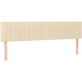 vidaXL Boxspringbett 160 x 200 cm Creme
