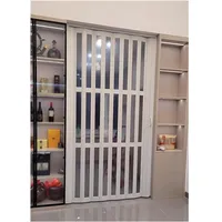 YLLFFLL Falttür 100 cm Breit Weiß, 230 220 210 203 202 200 198 196cm Hoch Falttüren Innentürennach Maß, Küche/Ohnzimmer/Balkon/Abstellräumen Ziehharmonikatür Raumspartür(100x220cm/39.4x86.6in)