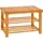 Tectake Schuhbank 70 x 46 x 28 cm braun / lackiert