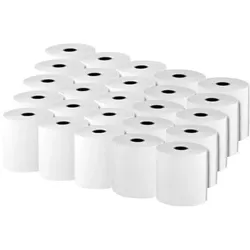 Thermopapierrollen. Papierlänge 33 m. Papierbreite 58 mm.
