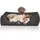 Knuffelwuff Hundebett Rockland XL 105 x 75 cm schwarz