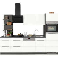 Kochstation Küchenzeile »KS-Brindisi«, ohne Geräte, Breite 280 cm, weiß