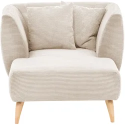 Loveseat INOSIGN "Colori", beige, B:108cm H:84cm T:155cm, 100% Polyester, Sessel