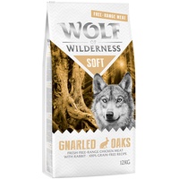 2 x 12 kg "Soft - Gnarled Oaks" Freiland-Huhn & Kaninchen - getreidefrei Wolf of Wilderness Hundefutter trocken
