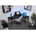 Möbelsystem L-förmiger Gaming Desk mit LED-Beleuchtung schwarz