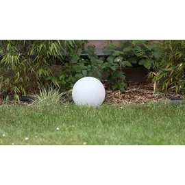 ChiliTec LED Solar Kugelleuchte 25cm Ø SK25 W" IP44, Warmweiß