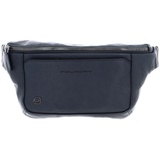 Piquadro Black Square Gürteltasche Leder 31 cm blue4