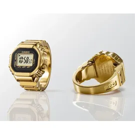 Casio Ring Uhr Digital Edelstahl 0 mm CRW-001G-9ER