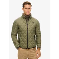 Superdry Diamond Quilt Fuji Lite Jacke Dusty Olive Green 3XL